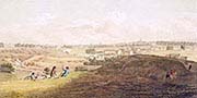 View of Dublin from the Magazine Phoenix Park 